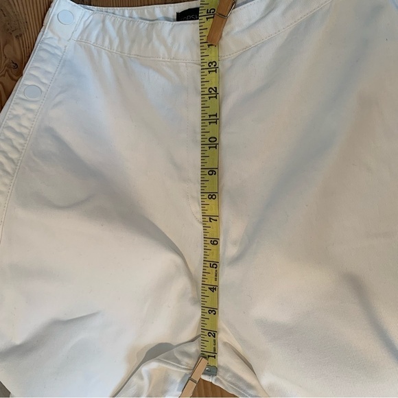 Top shop high waisted white denim crop pants - Picture 7 of 13